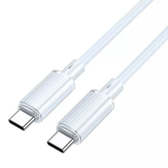 Дата кабель Borofone BX112 Lemon Type-C to Type-C 60W (1m) Blue | Зображення 2