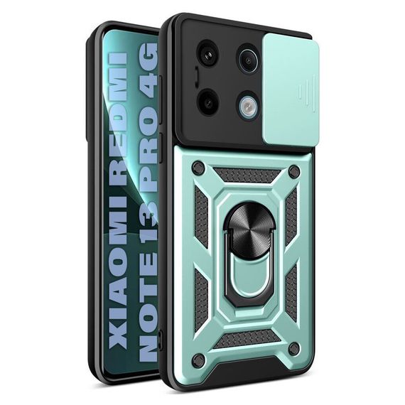 Чохол до мобільного телефона BeCover Military Xiaomi Redmi Note 13 Pro 4G Dark Green (711026) | Зображення 1