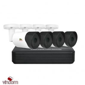 Комплект видеонаблюдения Partizan AHD-34 4xCAM  1xDVR