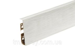 Плинтус CEZAR Hi Line Prestige 75x22x2500mm M266 белый алюминий