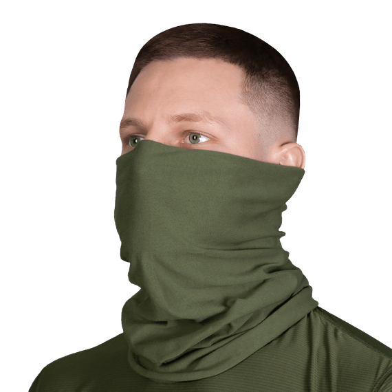 Шарф-труба Eco 100%  Cotton Olive (812), | Зображення 1