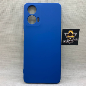 Motorola G24 SoftTouch Silicone Протиударний чохол софт тач Синій