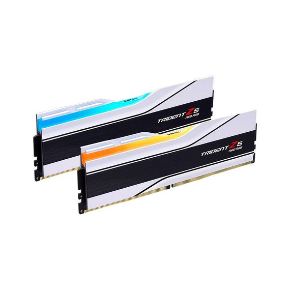 Модуль пам'яті для комп'ютера DDR5 64GB (2x32GB) 6000 MHz Trident Z5 Neo RGB Matte White G.Skill (F5-6000J3036G32GX2-TZ5NRW) | Зображення 1