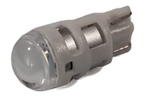 Светодиодная лампа AllLight T10  1 диод 1W Osram rp W2,1x9,5d WHITE 12V прозрачная