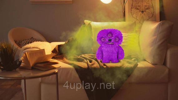 Інтерактивна м'яка іграшка Фуглер фіолетовий прибулець 23 см Fuggler Fart Face Alien by Zuru | Зображення 5