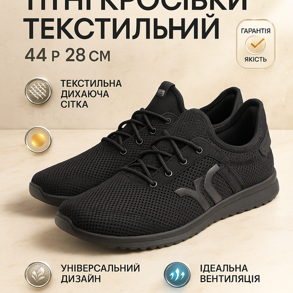 Чоловічі кросівки з сіткою весна-літо, Чоловіче взуття літо, Чоловіче взуття для літнього сезону JG-53