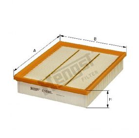 Фильтр воздушный Ford Mondeo 2.0 EcoBlue 19- / Edge 2.0 EcoBlue 18-, Hengst, E1698L,