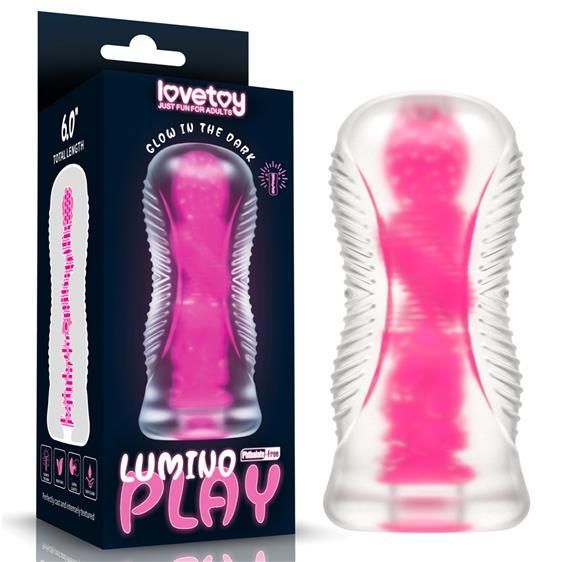 Мастурбатор - Lumino Play Masturbator Pink Glow 6" Sex Aura