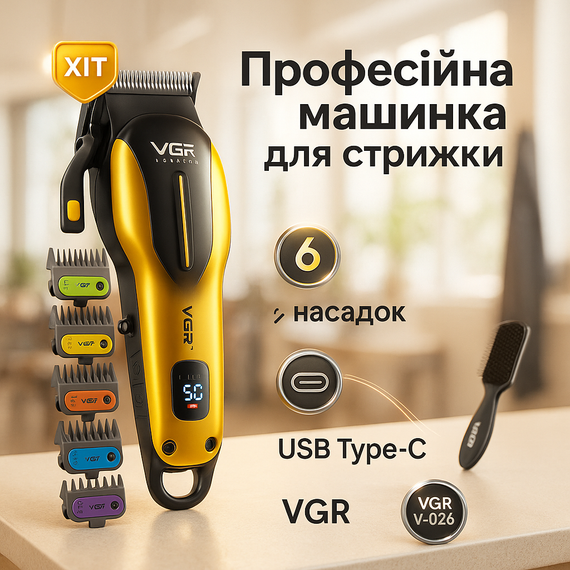 Профессиональная аккумуляторная машинка Аккумулятор VGR, Хороший беспроводной триммер GM-89
