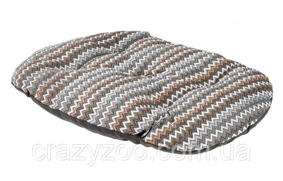 Подушка для собак і котів Ferplast Relax Map 55/4 коричневий зигзаг 55x36 см 82055077