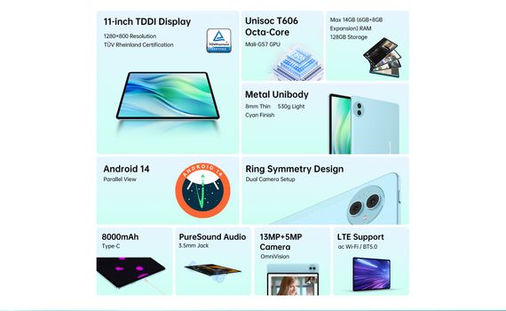Планшет Teclast P50 11&quot; 6ГБ 6940709686829 | Зображення 2