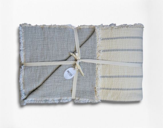 Муслінове покривало Moss Exclusive Muslin 230 х 250 см. Gri | Зображення 2