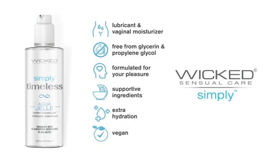 Лубрикант на водній основі Wicked Simply Timeless Aqua Jelle, 120 мл sexstyle | Зображення 4