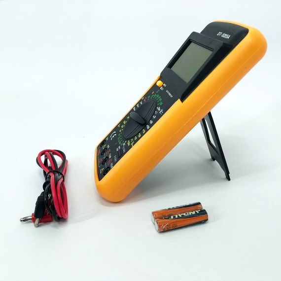 Цифровой мультиметр Digital Multimeter DT9205A, Электронный мультиметр, Мультиметр RJ-804 тестер вольтметр | Зображення 8