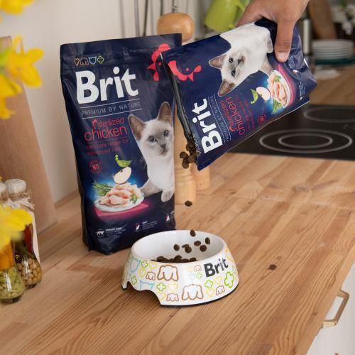 Сухий корм Brit Premium Cat by Nature Sterilised для стерилізованих кішок, з куркою, 8 кг | Зображення 6