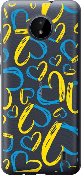 Чехол на Nokia C20 Сердца UA "5292u-2510-17620"