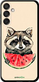 Чохол на Samsung Galaxy F15 Єнотик з кавуном "4605b-3756-2448"