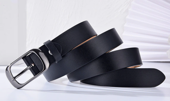Шкіряний жіночий ремінь Primo WH001 - Black | Зображення 2