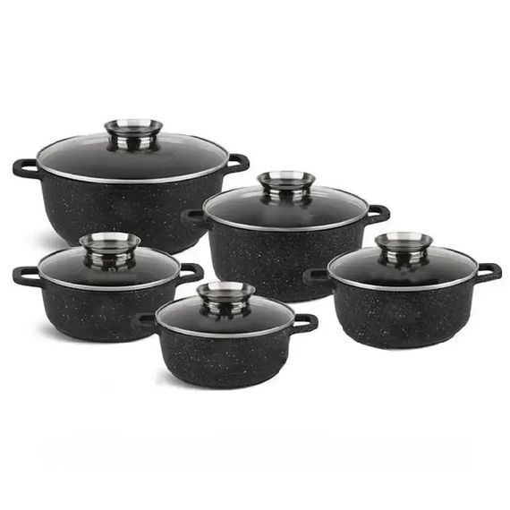 Набір посуду з гранітним покриттям Berlinger Haus Metallic Line - 10 предметів (234576848_2609) | Зображення 9