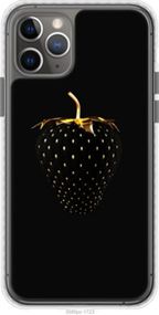 Чохол на iPhone 11 Pro Max Чорна полуниця "3585pc-1723-24368"