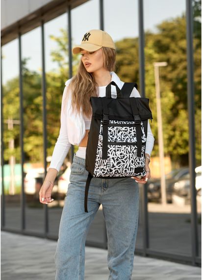 Жіночий рюкзак Sambag ROLLTOP GRAPHITY 41 x 30 x 16 см (24238715) | Зображення 5