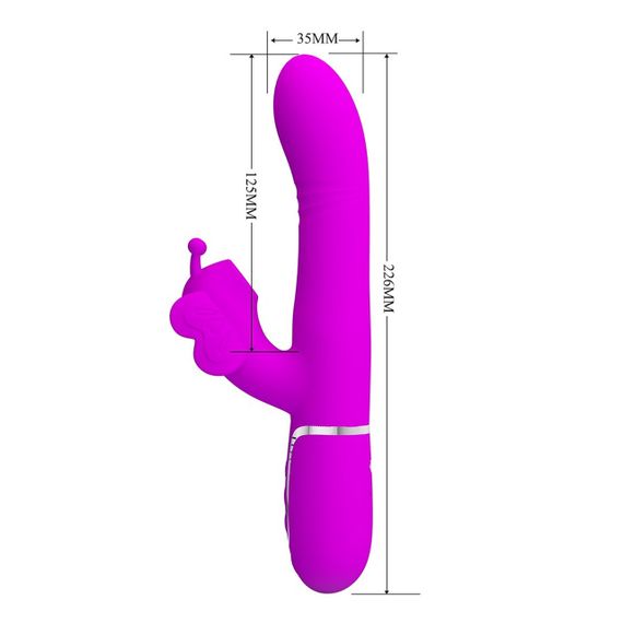 Вібратор PRETTY LOVE Butterfly Clit Vibrator Pink Sex Aura | Зображення 3