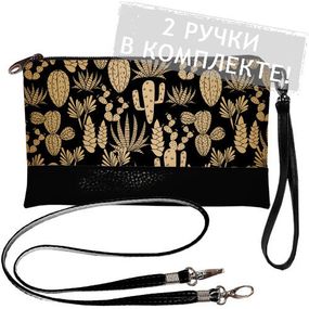 Клатч через плече 25x15 см (KL_GL_TFL011_BL)