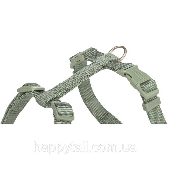 Шлея Trixie Premium H-harness для собак XS–S 30–44 см 10 мм світло-зелена | Зображення 1