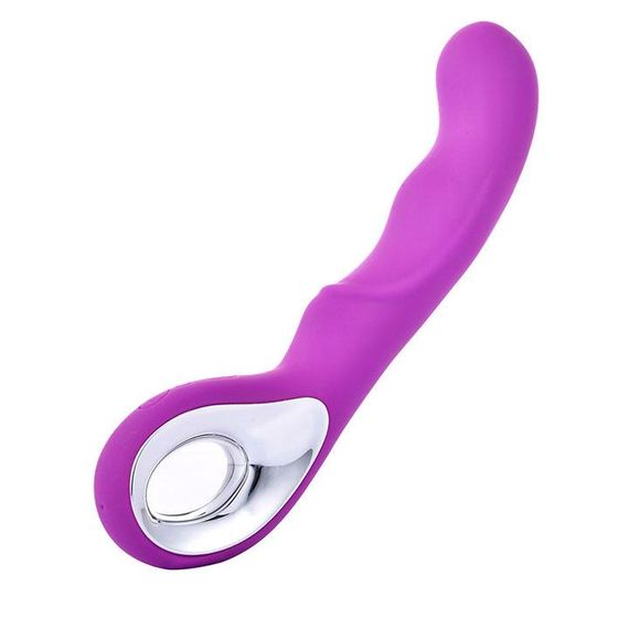 Вибратор для стимуляции точки G USB - Фиолетовый – Вибраторы | Зображення 2