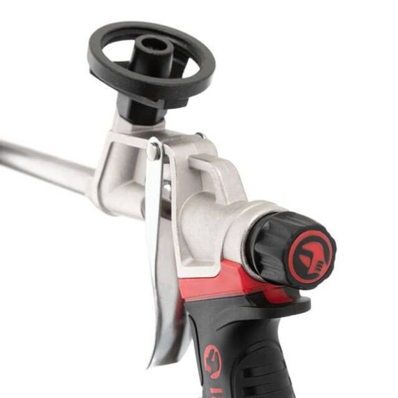 Пістолет для піни з тефлоновим покриттям тримача балона + 4 насадки професійний INTERTOOL PT-06091 | Зображення 4