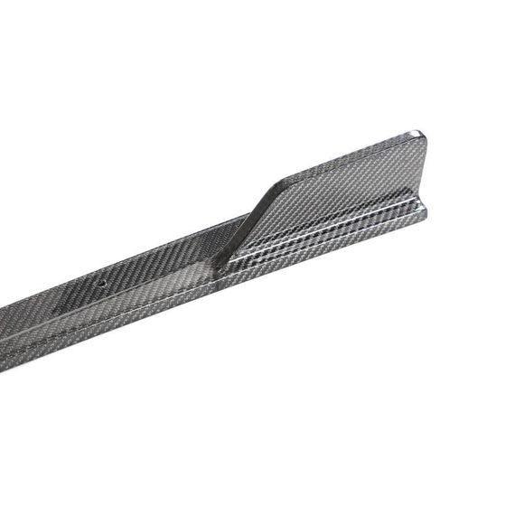 Боковые пороги (Карбон) для Honda Civic HB 2021- гг | Зображення 4