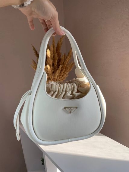 Жіноча сумка Prada mini Прада біла 088 | Зображення 3