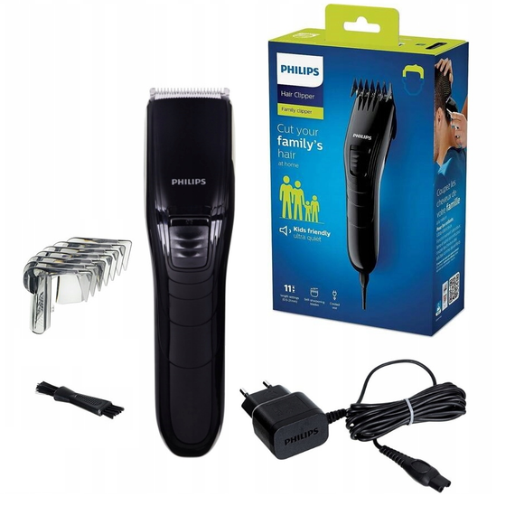 Машинка для стрижки волосся Philips QC5115/15 дротова, з регульованою насадкою, тиха, 0.5-21 мм | Зображення 9