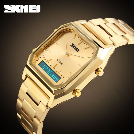 Наручний годинник Skmei 1220GD Gold | Зображення 2