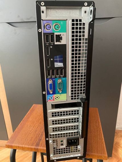 Комп'ютер Dell OptiPlex 7010 SFF / Intel Core i7-3770 (4 (8) ядра по 3,4 - 3,9 ГГц) / 4 ГБ DDR3 / 120 ГБ SSD / Intel HD Graphics 4000 / DVD-ROM б/в | Зображення 4