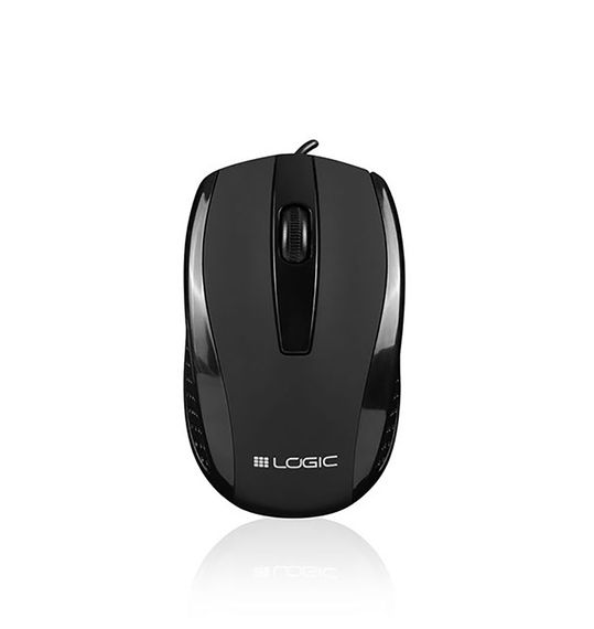 Мишка  LogicConcept LM-31, бездротова, 1200dpi, 3кн., USB, чорна