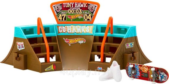Hot Wheels Skate Stadium Playset Трек Хот Вилс Скейт-стадион, Первая тренировка Оригинал | Зображення 1
