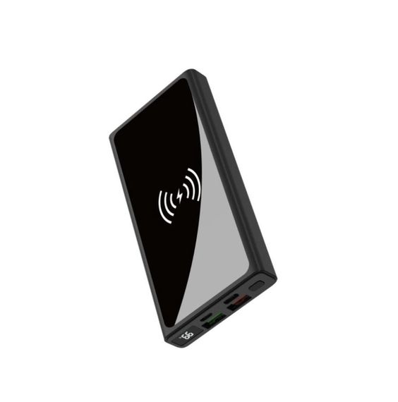 Павербанк зовнішній акумулятор XPRO PR141 10000mAh PD20W+QC22.5W Wireless з індикацією заряджання чорний (32739-01_710) | Зображення 2