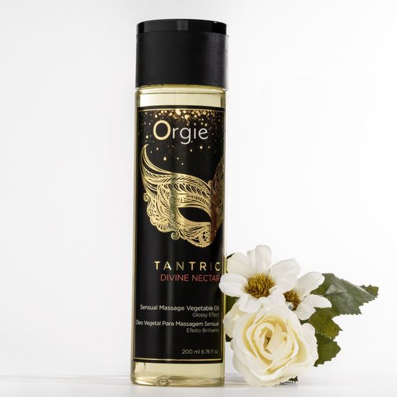 Масажна олія Orgie – Tantric Divine Nectar (200 мл), для тантричного масажу, зволоження | Зображення 3
