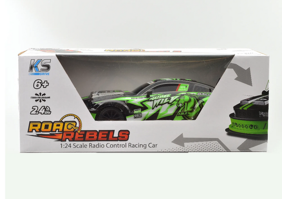 Автомобиль на радиуправлении ROAD REBELS KS DRIVE 18599OB 1:24, 2.4 ГГц | Зображення 1