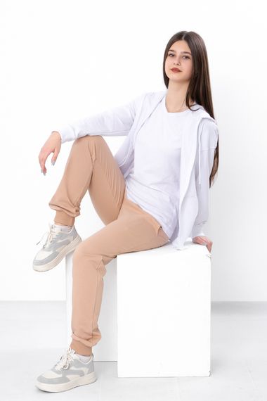 Штани для дівчинки Носи своє 146 Світло-коричневий (p-16538-191270)