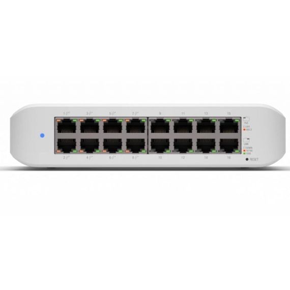 Комутатор мережевий Ubiquiti USW-Lite-16-PoE | Зображення 1