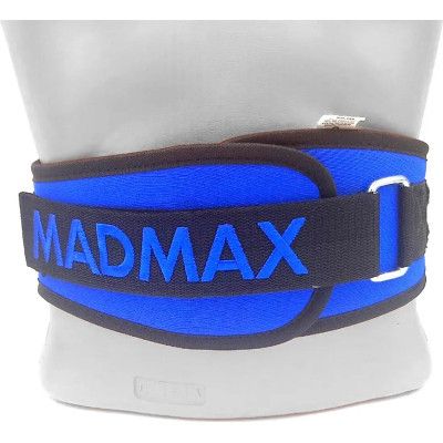 Атлетический пояс MadMax MFB-421 Simply the Best неопреновий Blue S (MFB-421-BLU_S) | Зображення 2
