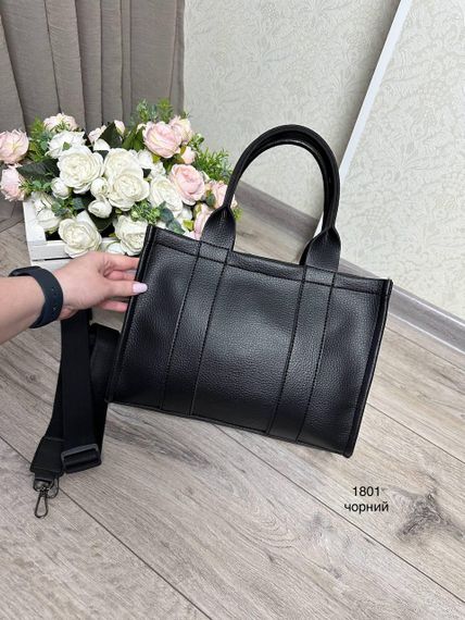 Жіноча сумка на одне відділення Чорна | Зображення 1