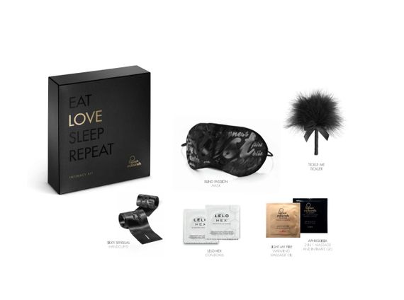 Подарочный набор Bijoux Indiscrets INTIMACY LOVE (white), Черный | Зображення 1