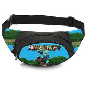 Сумка-бананка детская с принтом Minecraft поясная сумка для мальчика (4517)
