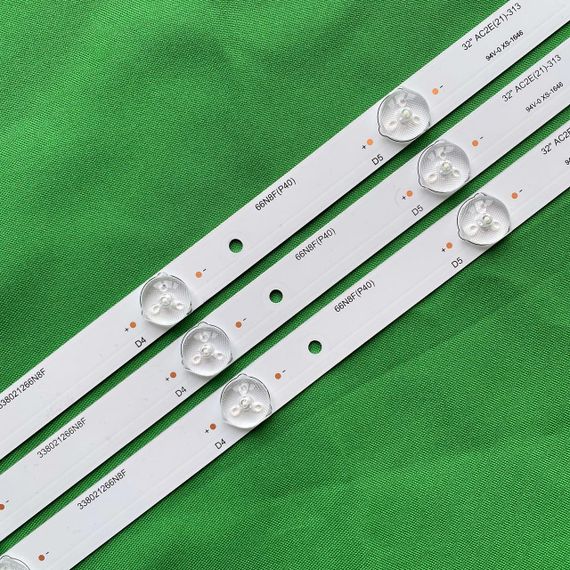 LED підсвітка TV 32" AC2E(21)-313 LBM320P0701-EF-2(HF) 338021266N8F 66N8F(P40) LBP320P0701-E 32E309R 3шт. | Зображення 2