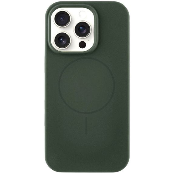 Чохол Silicone Case Full Protective (AA) NO LOGO with MagSafe для Apple iPhone 13 Pro (6.1") Зелений / Cyprus Green