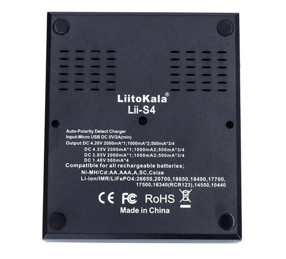 Универсальное зарядное устройство LiitoKala Lii-S4 | Зображення 2