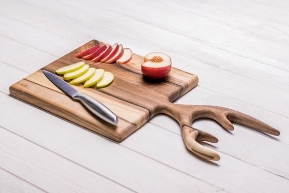 Кухонна дощечка для нарізки подачі продуктів «Роги» M | Зображення 7